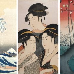 Which statement correctly describes japanese ukiyo e woodblock prints